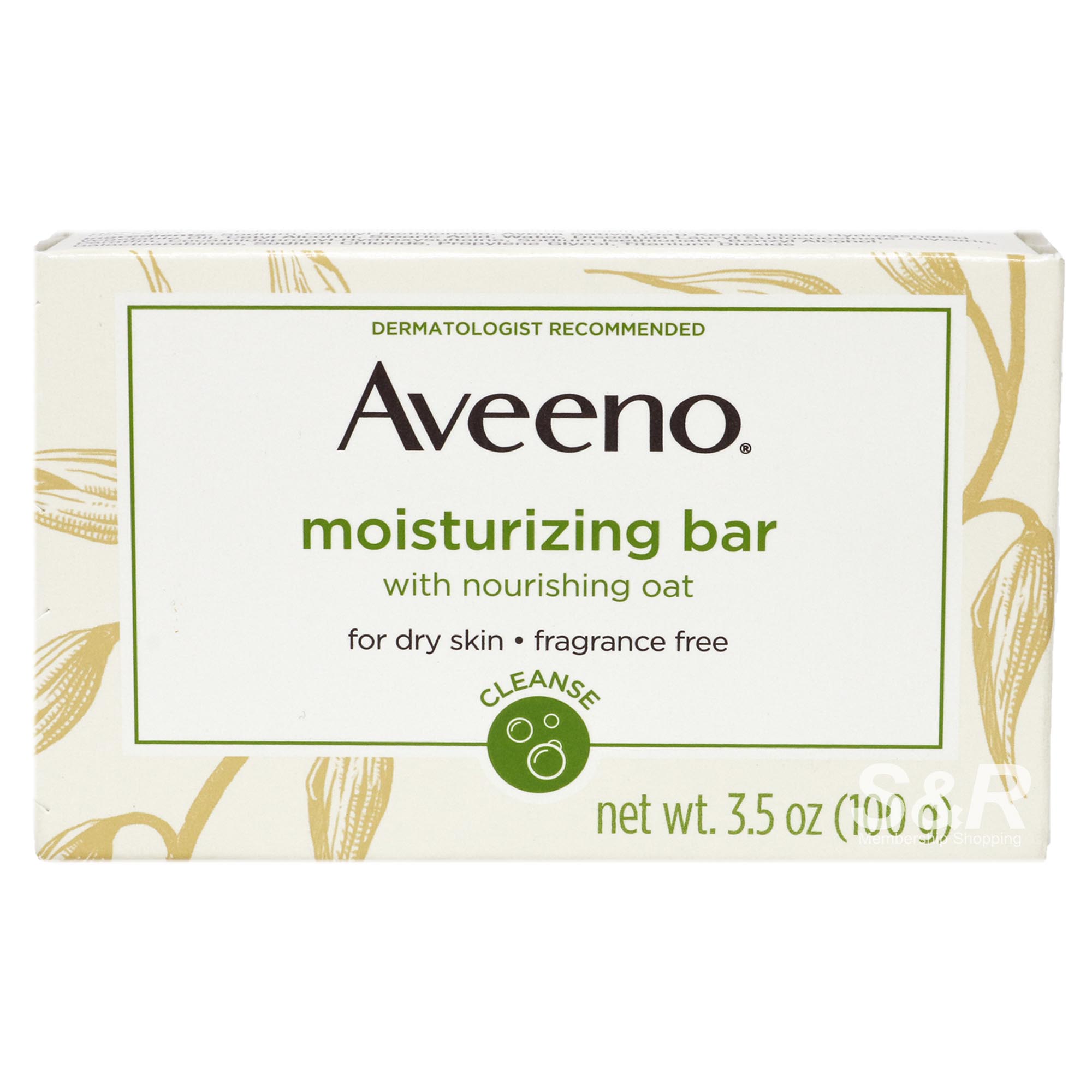 Aveeno Moisturizing Bar Soap with Nourishing Oat 100g